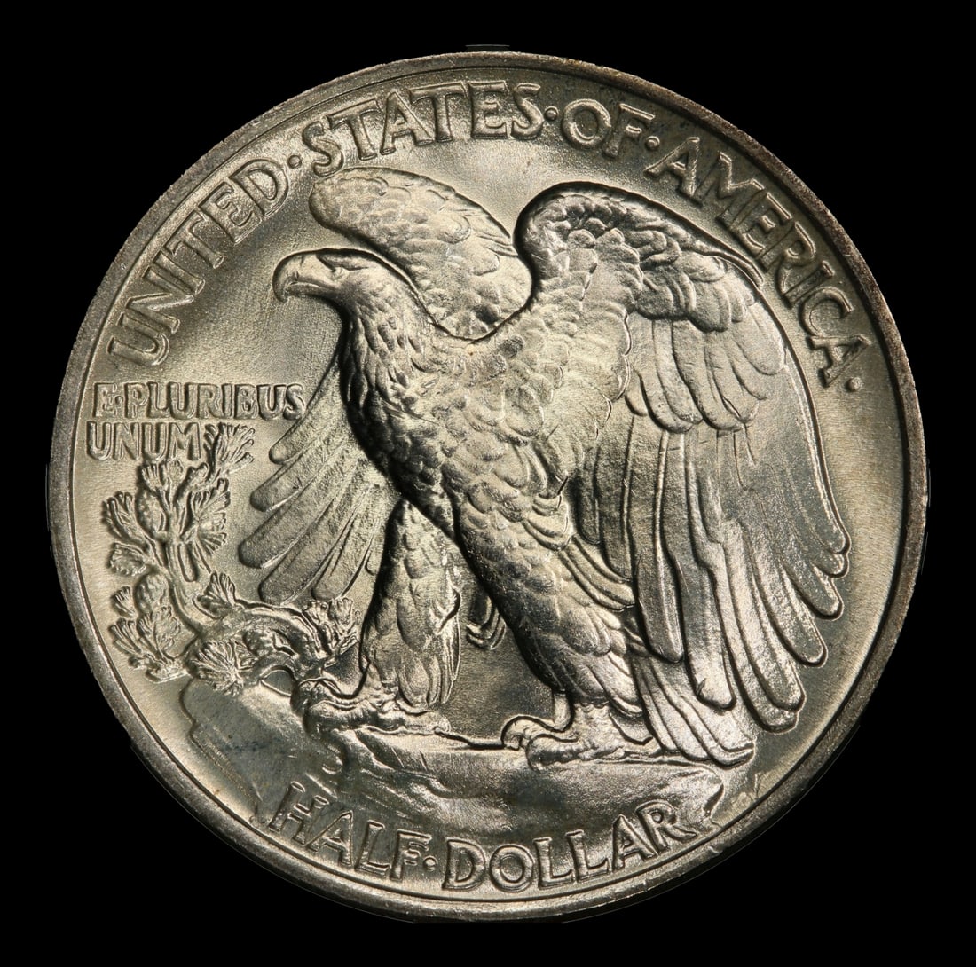 1946-p Walking Liberty Half Dollar 50c Grades ms66 - 3