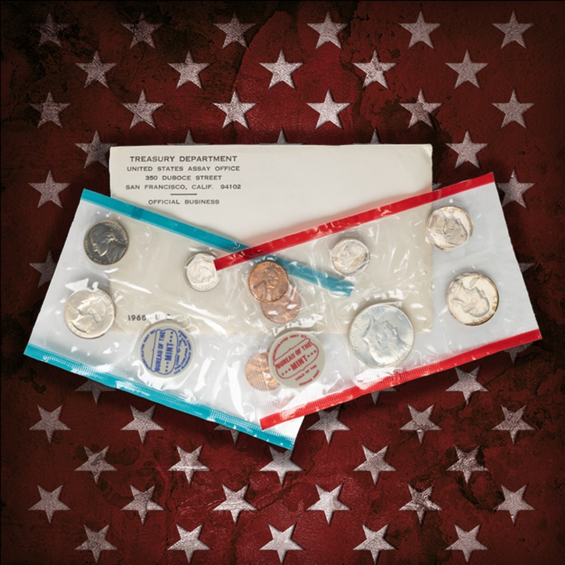 1968-1998 30 Years Mint Set Run - 315 Coins, 29 Complete Sets - 2