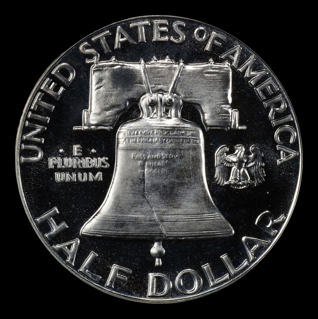 1955 Proof Franklin Half Dollar NEar Top Pop! 50c pr68+ DCAM SEGS - 3
