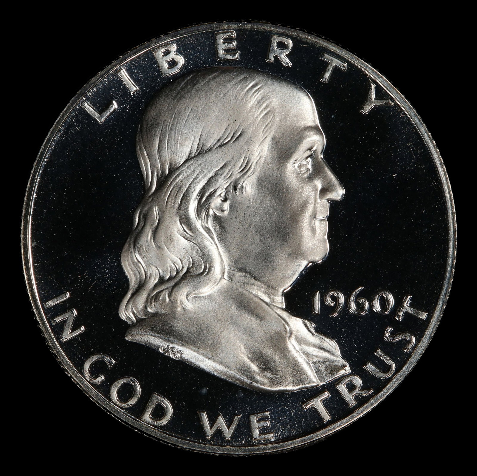 1960 Proof Franklin Half Dollar TOP POP! 50c pr69 DCAM SEGS - 2