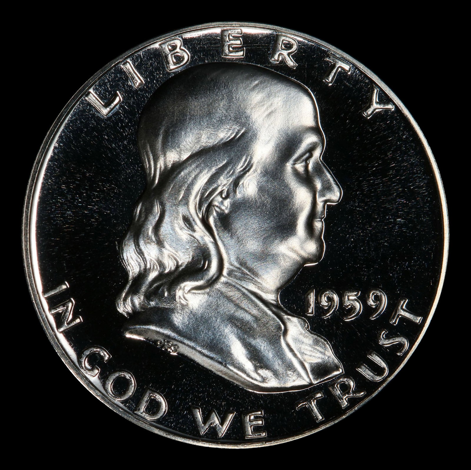1959 Proof Franklin Half Dollar 50c pr67+ DCAM SEGS - 2