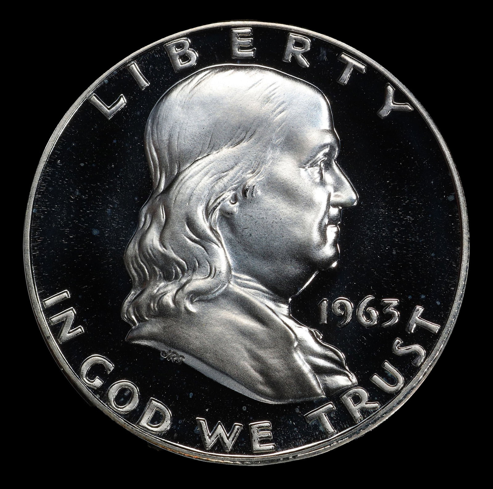 1963 Proof Franklin Half Dollar TOP POP! 50c pr69 DCAM SEGS - 2