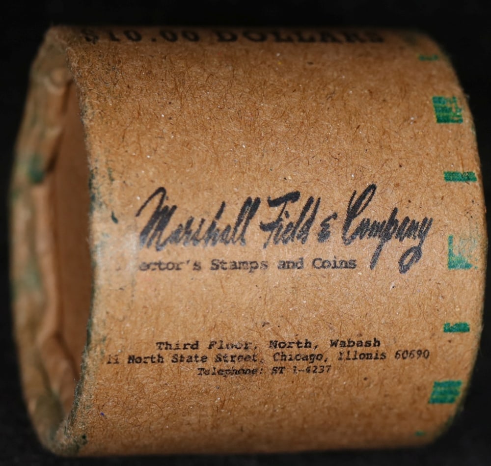 Rare Peace Circ MARSHALL FIELDS 10 $1 Roll Green Level - 4