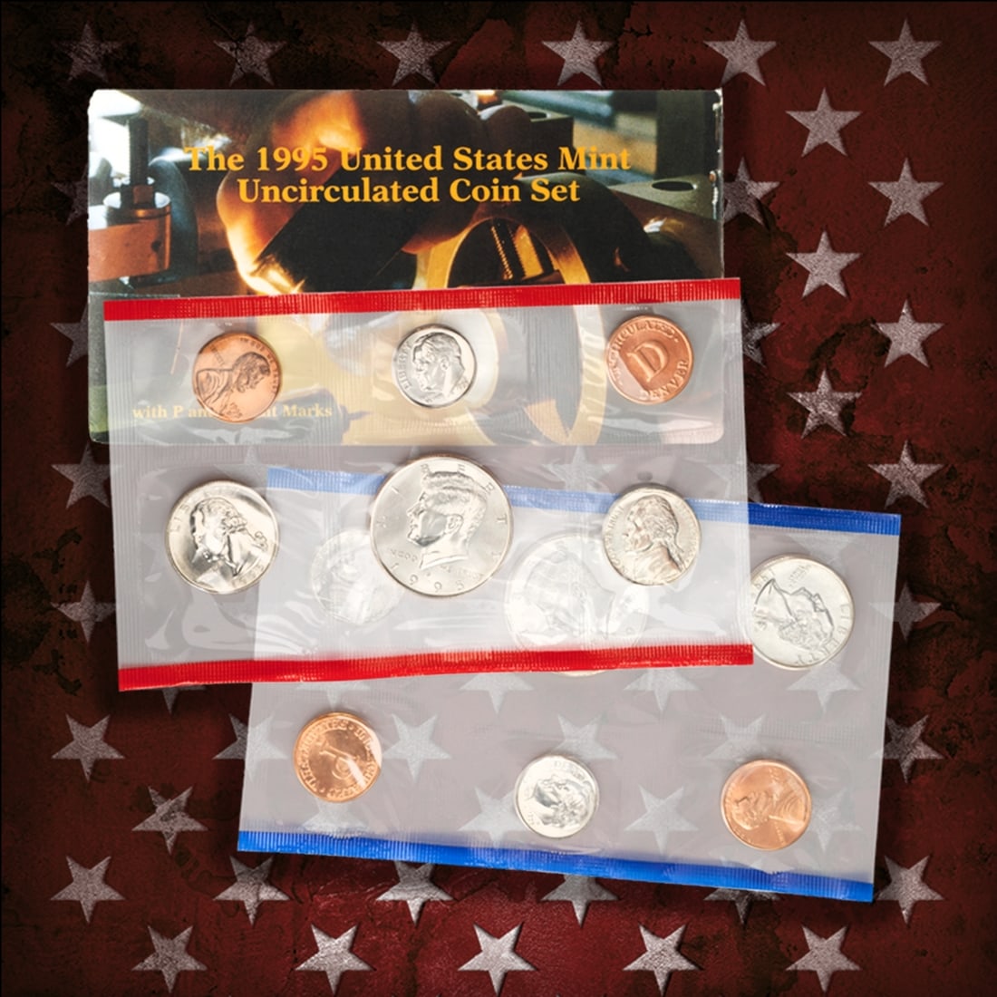 1990-1999 Full Decade Mint Set Run - 128 Coins, 10 Complete Sets - 7