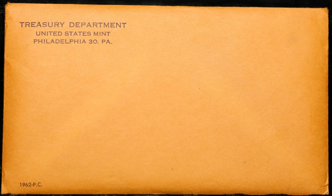 Original sealed 1962 United States Mint Proof Set Tennessee Valley Hoard - 2