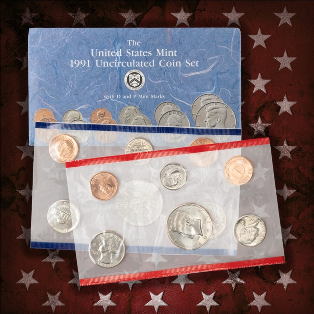 1990-1999 Full Decade Mint Set Run - 128 Coins, 10 Complete Sets - 3