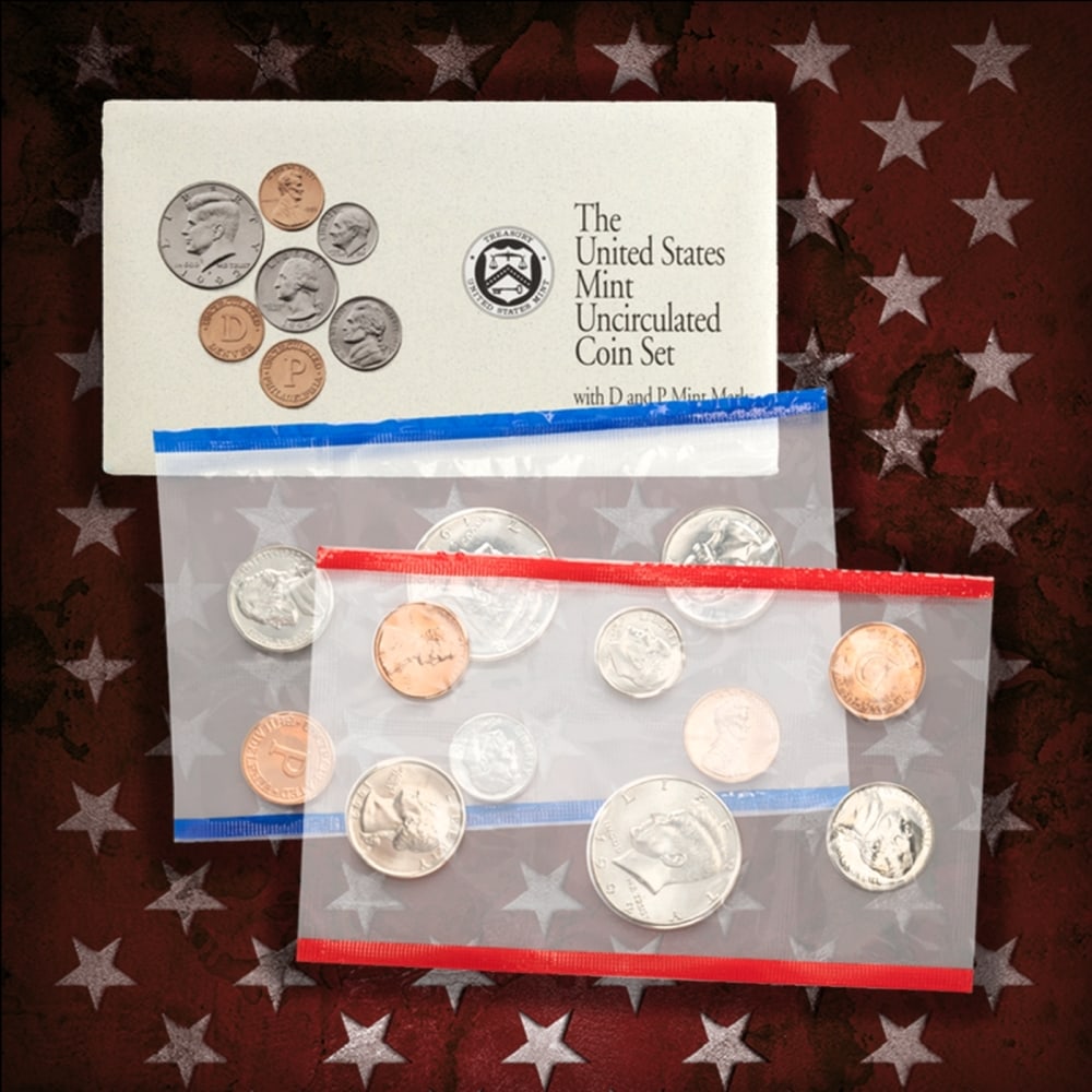 1990-1999 Full Decade Mint Set Run - 128 Coins, 10 Complete Sets - 4