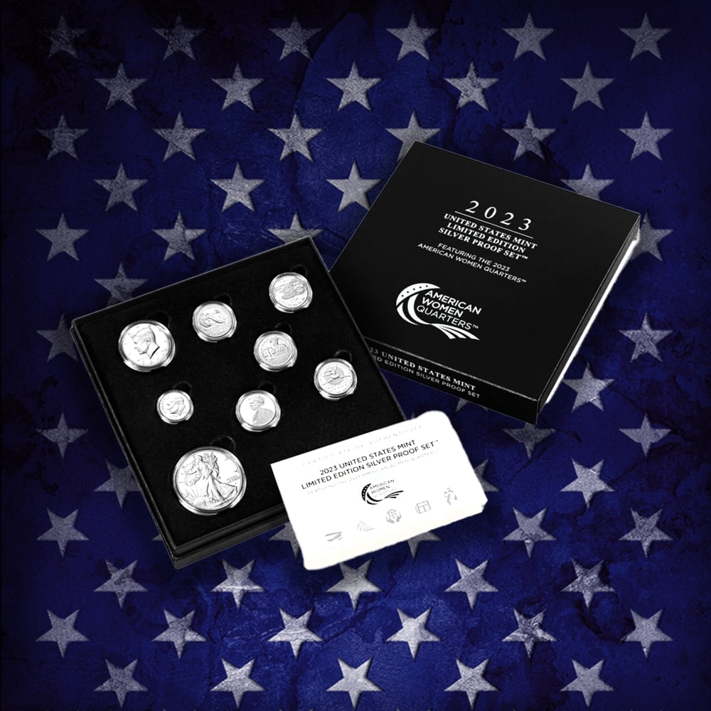 2019-2023 5 Year Set of Limited Edition Silver Proof Sets - 38 Coins Total, 5 Complete Sets Over 11 - 6