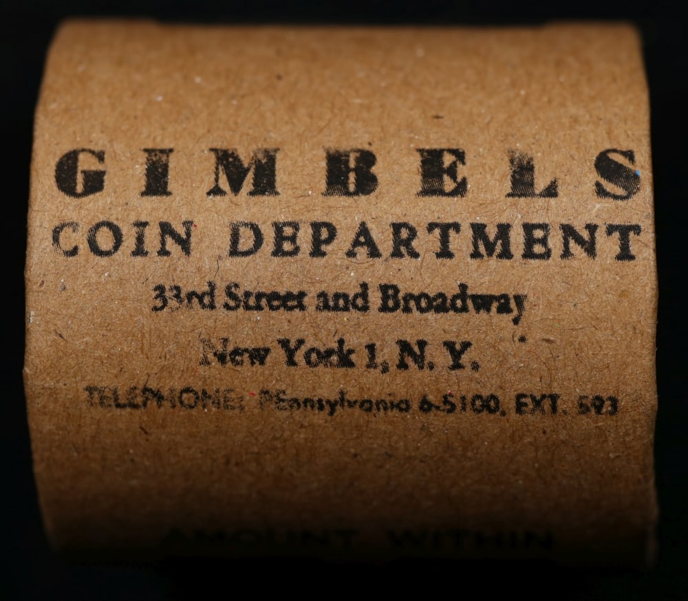 GIMBLES Circ Morgan Silver Dollar $1 Roll C 10 Coin - 2