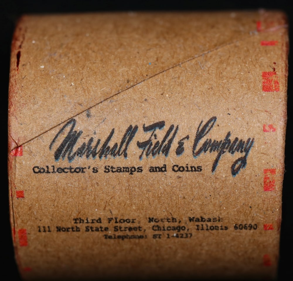 Rare Peace Circ MARSHALL FIELDS 10 $1 Roll RED Level - 2