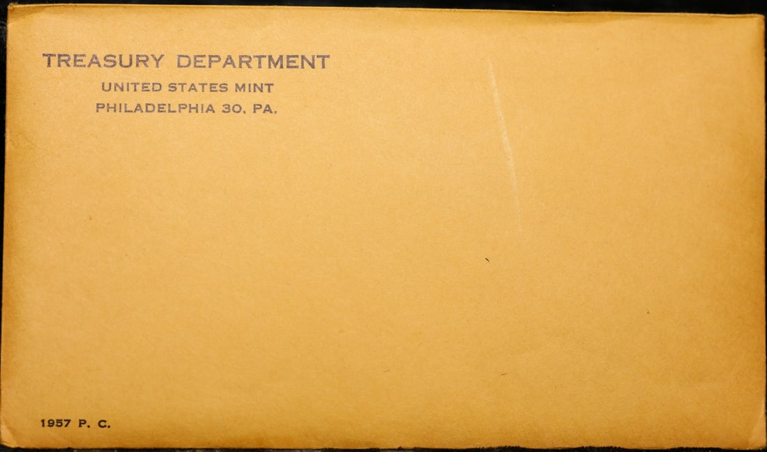 Original sealed 1957 United States Mint Proof Set Tennessee Valley Hoard - 2