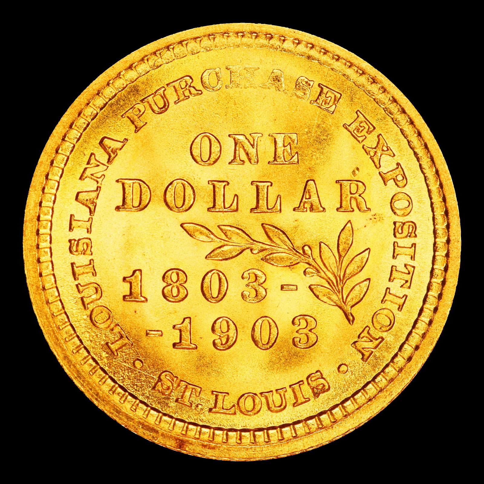 1903 Jefferson Louisiana Purchase Gold Commem Dollar Near Top Pop! 1 ms67 SEGS - 3