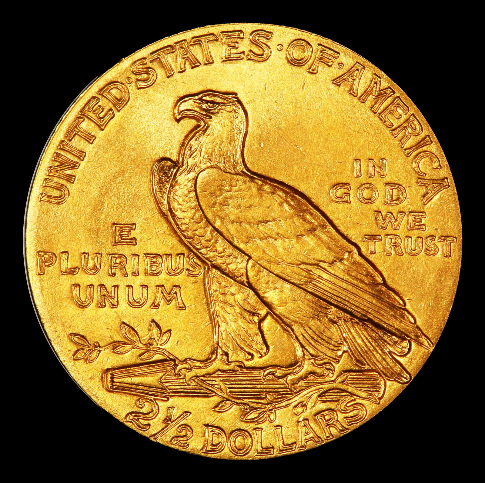 1908-p Gold Indian Quarter Eagle $2 1/2 ms65 SEGS - 3