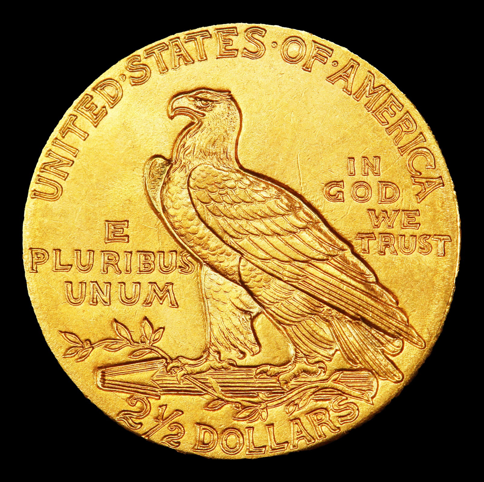 1909-p Gold Indian Quarter Eagle $2 1/2 ms64+ SEGS - 3