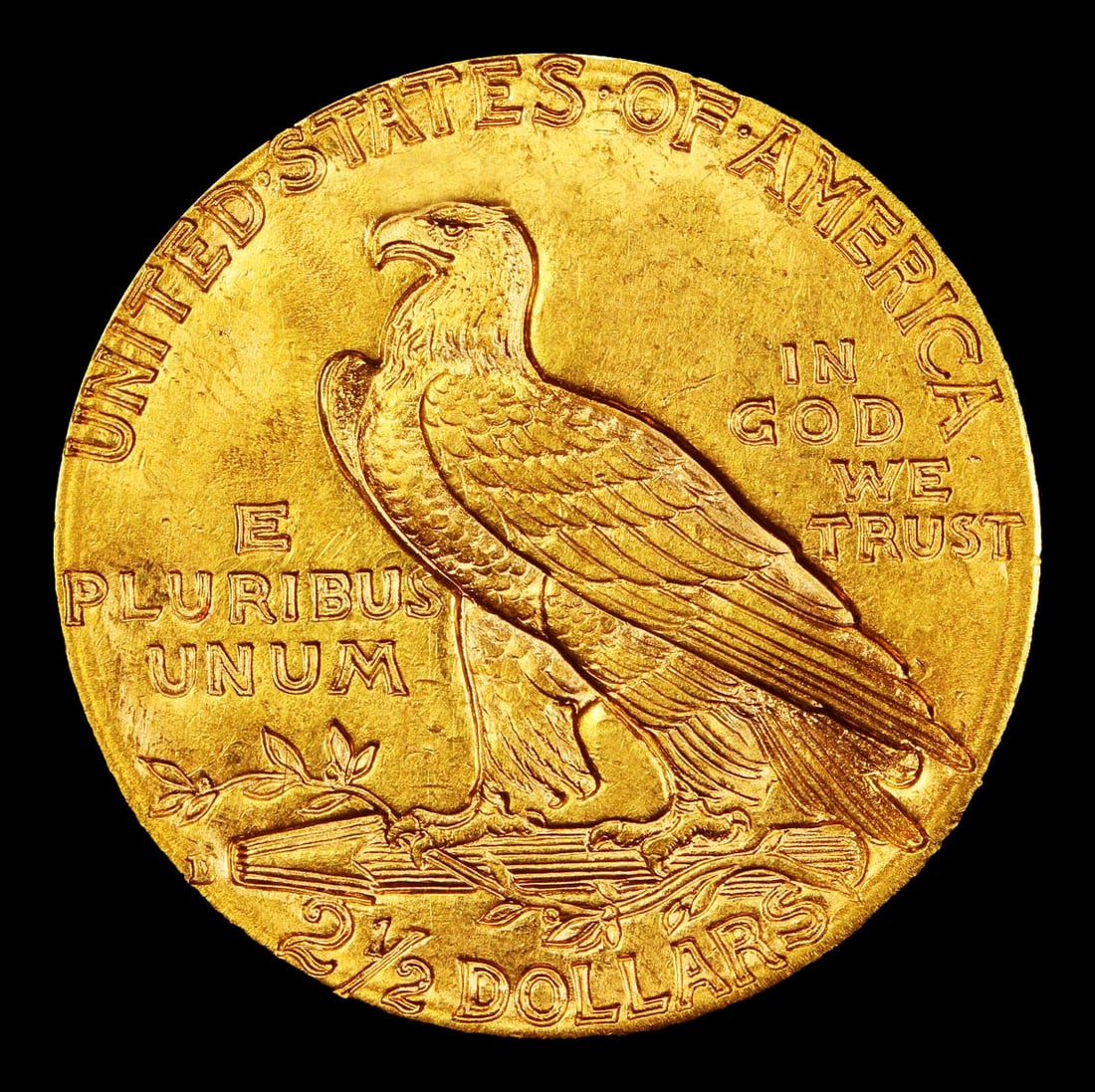 1914-d Gold Indian Quarter Eagle $2 1/2 ms64+ SEGS - 3