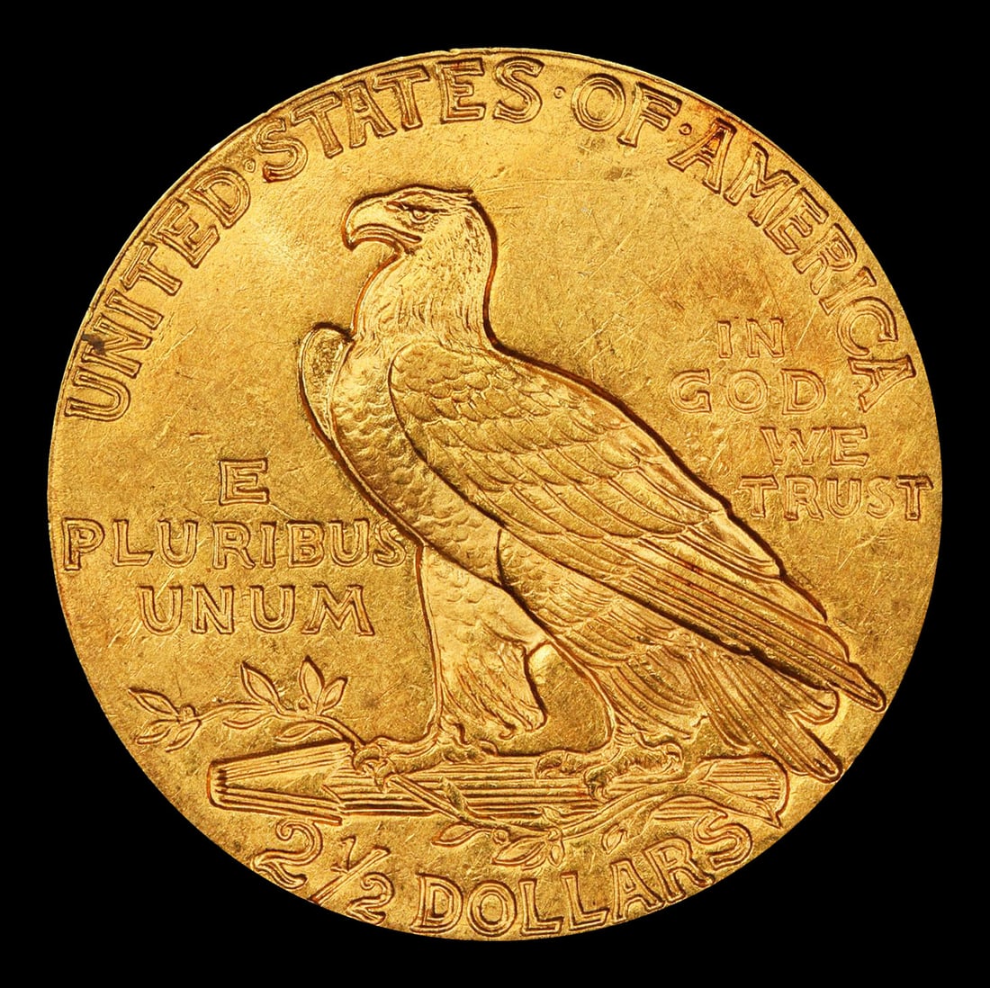 1929-p Gold Indian Quarter Eagle $2 1/2 ms65+ SEGS - 3