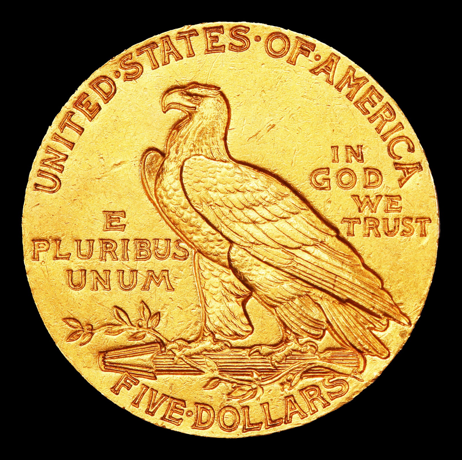 1913-s Gold Indian Half Eagle $5 ms64 SEGS - 3