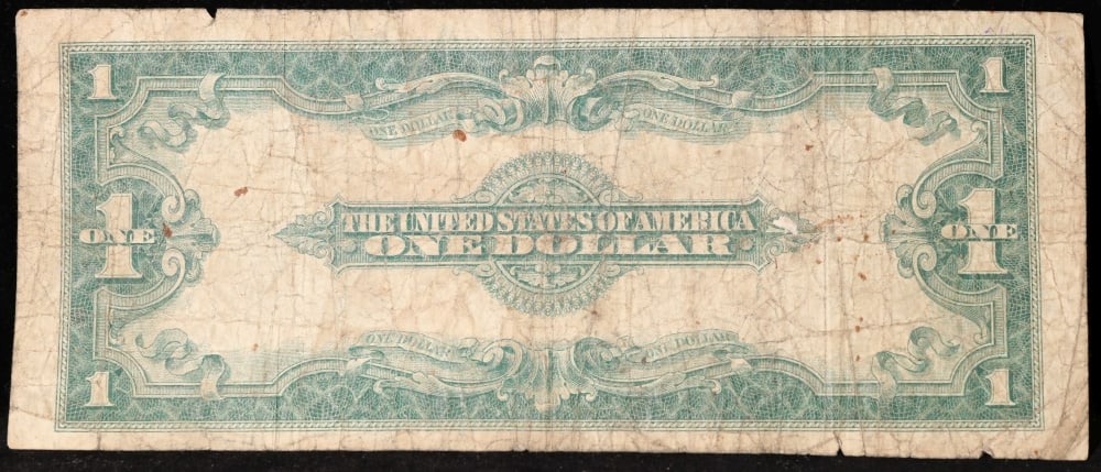 1923 $1 large size Silver Certificate Grades vf+ Signatures Speelman/White - 3