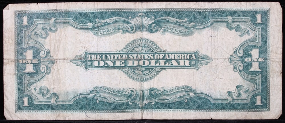 1923 $1 large size Silver Certificate Grades vf+ Signatures Speelman/White - 3