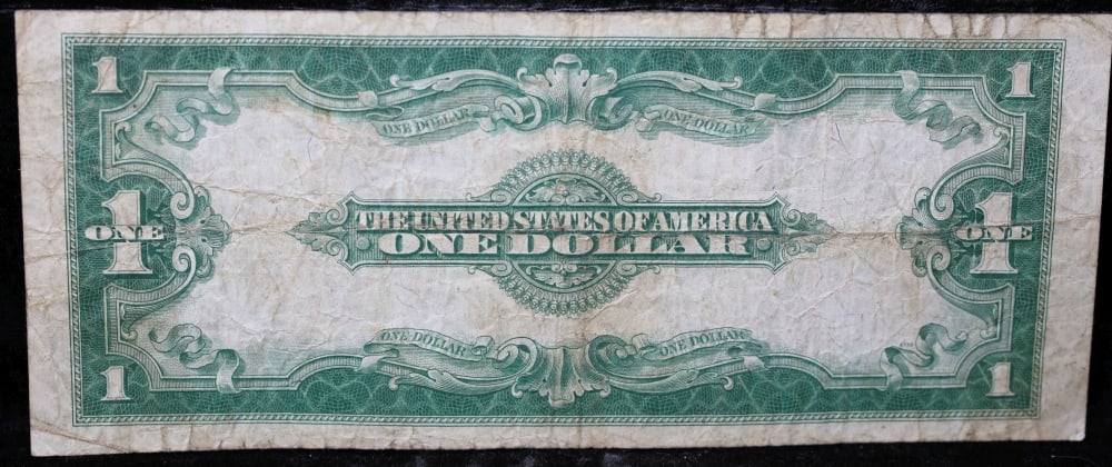 1923 $1 large size Silver Certificate Grades vf++ Signatures Speelman/White - 3