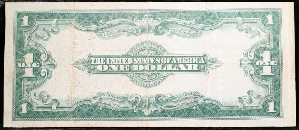 1923 $1 large size Silver Certificate Grades xf+ Signatures Speelman/White - 3