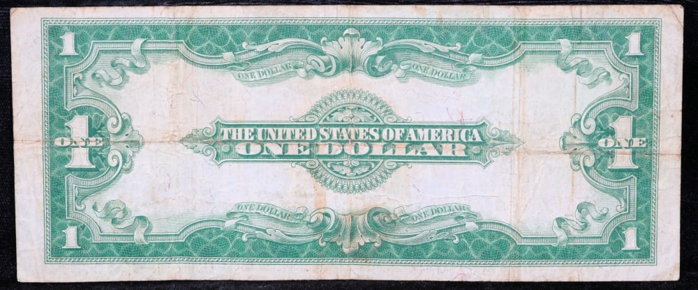 1923 $1 large size Silver Certificate Grades vf++ Signatures Woods/White - 3