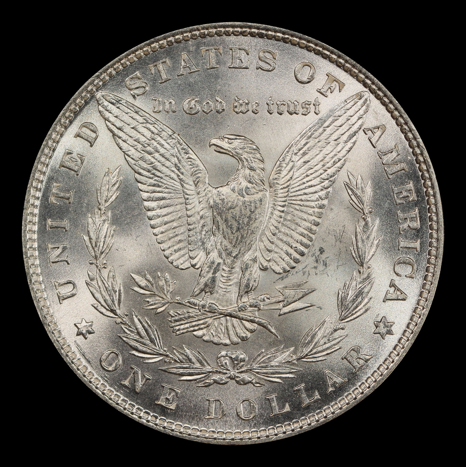 1880-p Morgan Dollar $1 Grades ms65 - 3