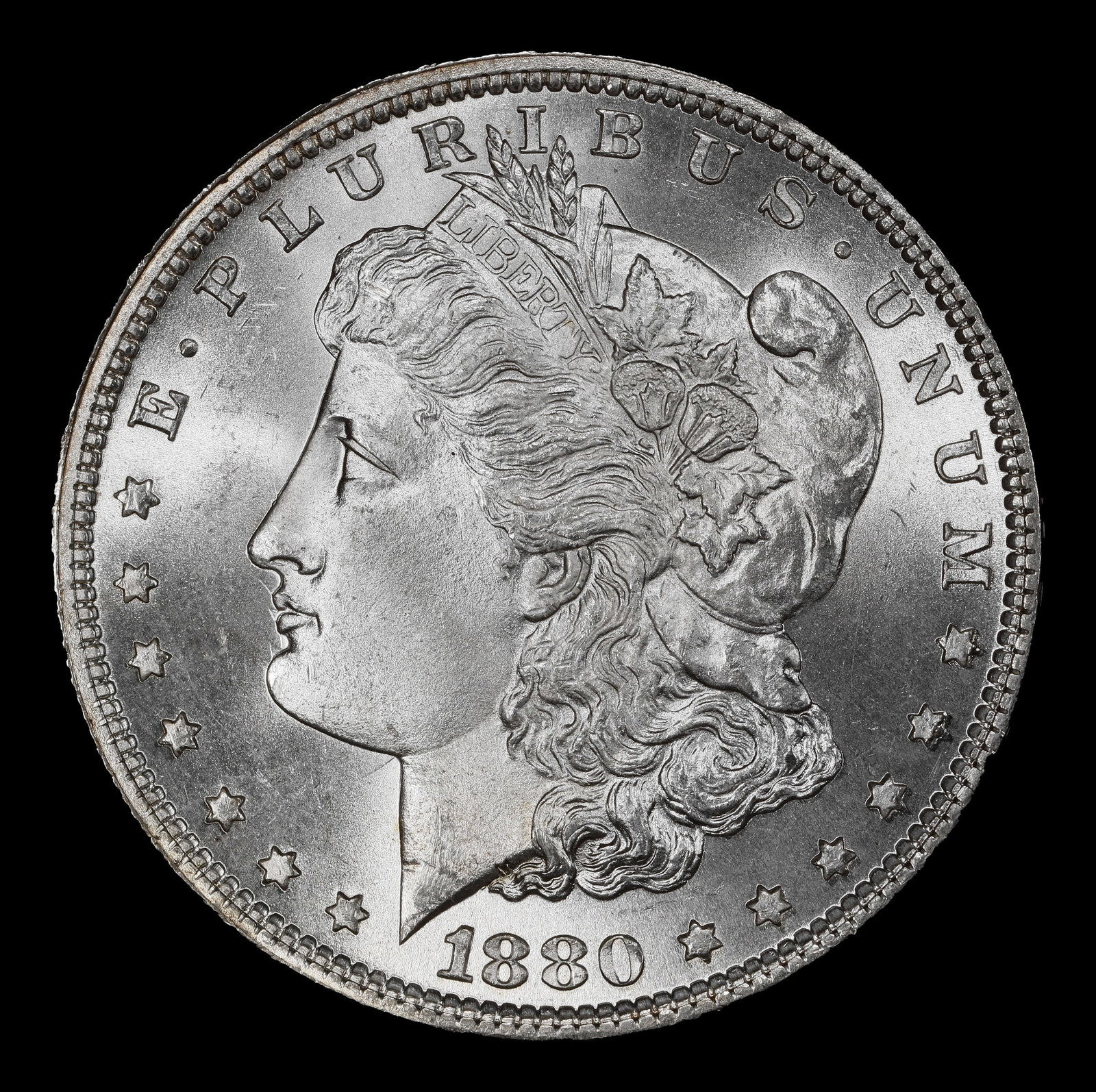 1880-p Morgan Dollar Near Top Pop! $1 ms66+ SEGS - 2