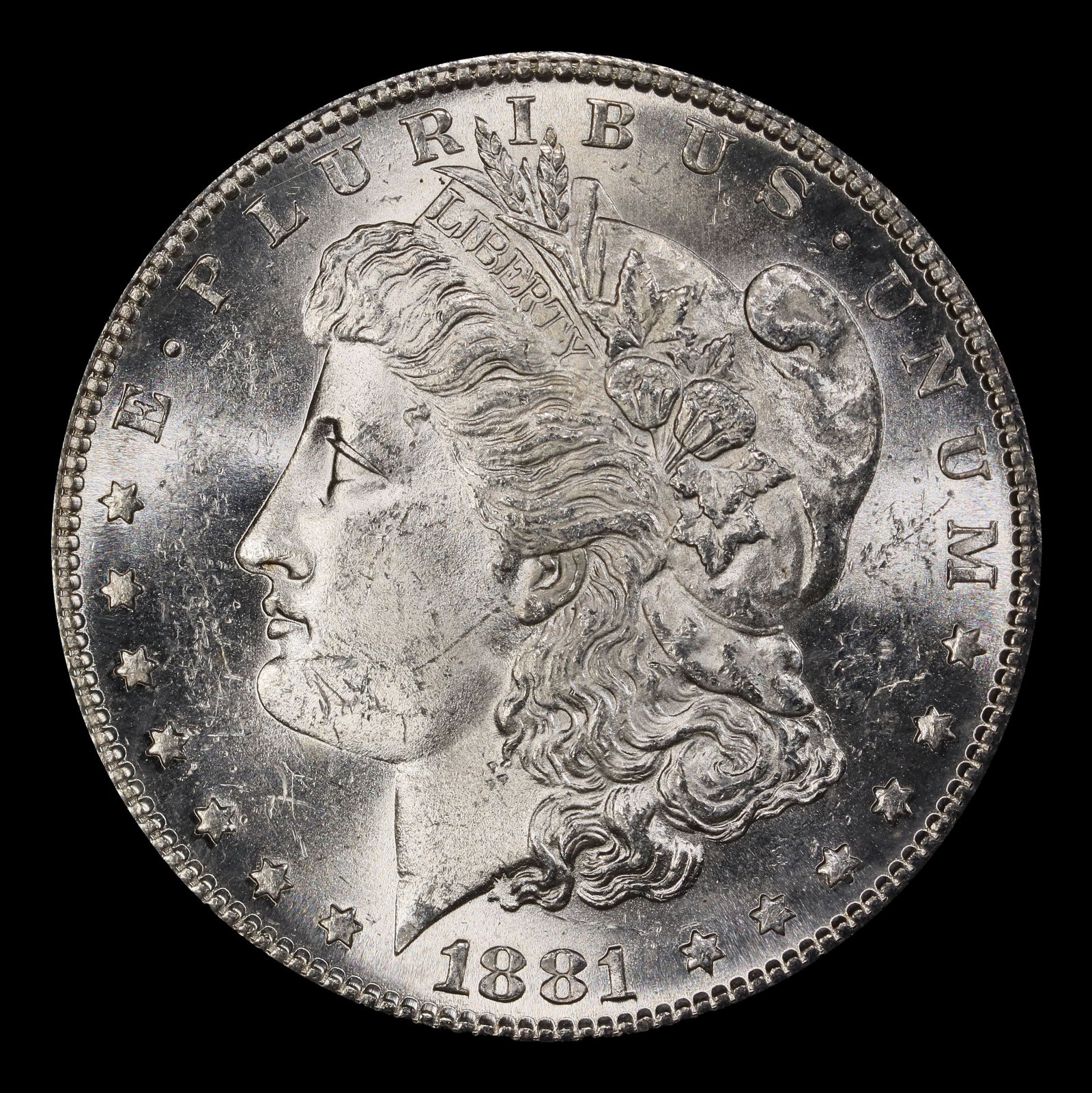 1881-s Morgan Dollar $1 Grades ms62 - 2