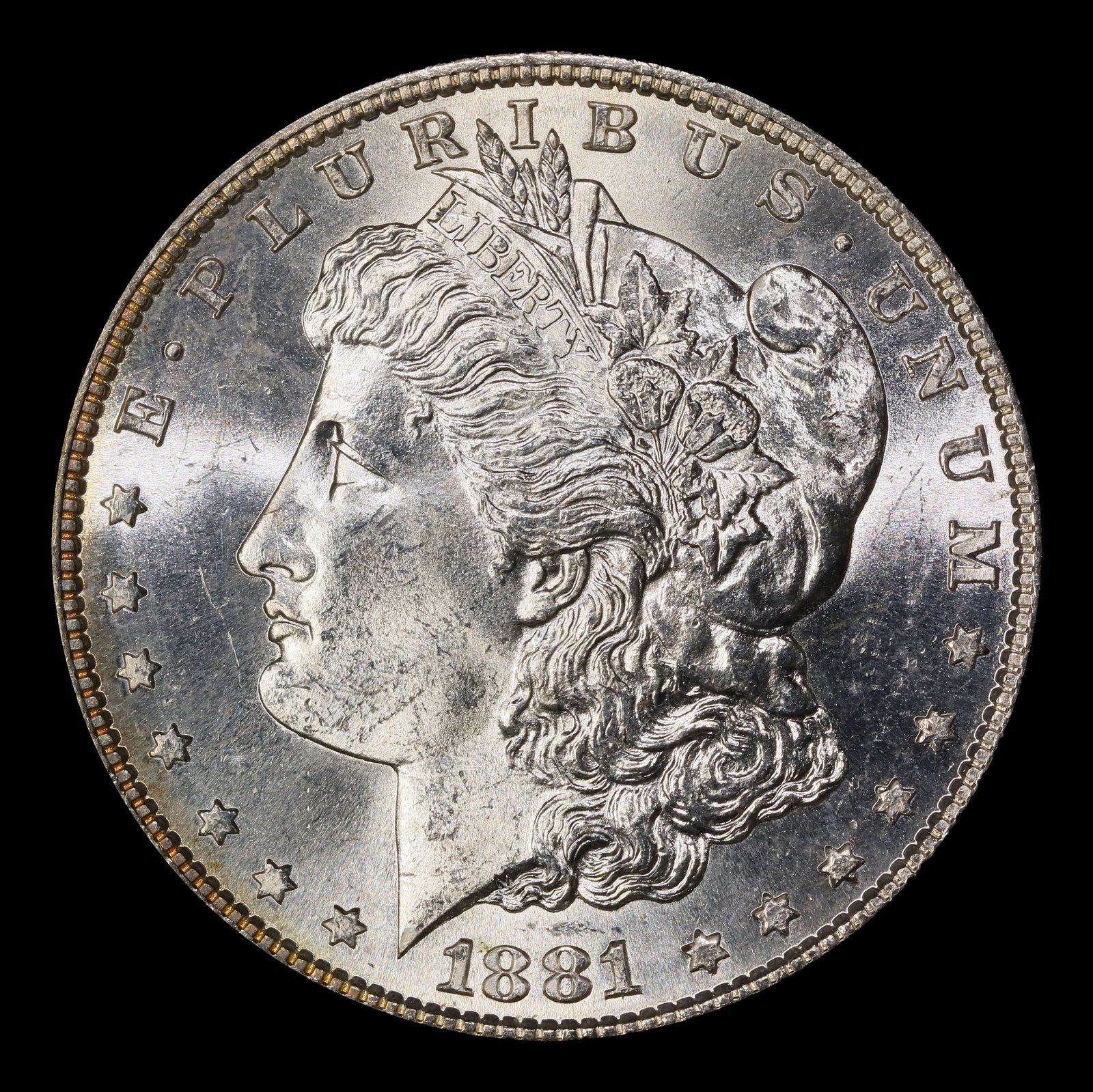 1881-s Morgan Dollar $1 Grades ms65 - 2