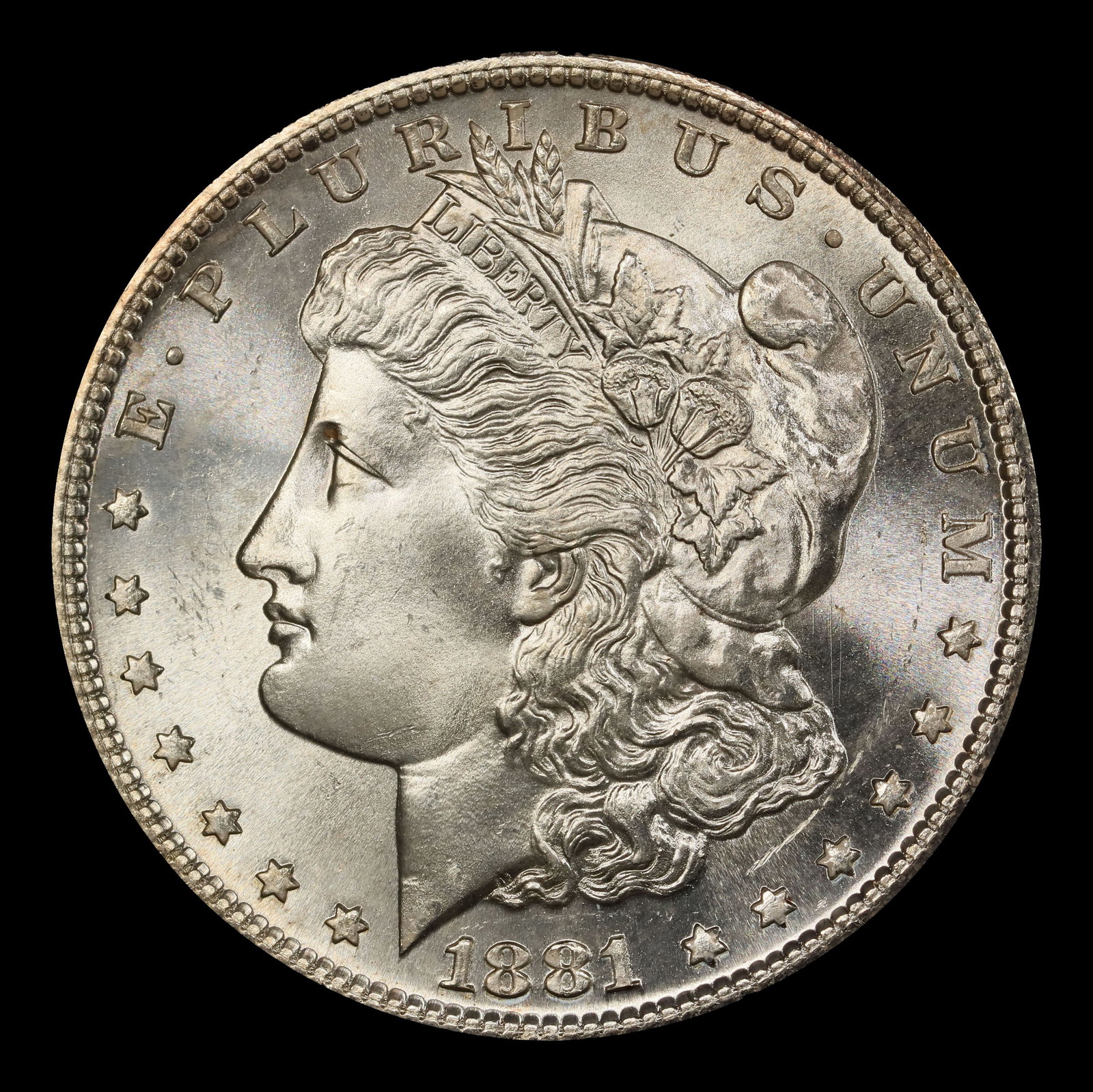 1881-s Morgan Dollar $1 Grades ms65 - 2