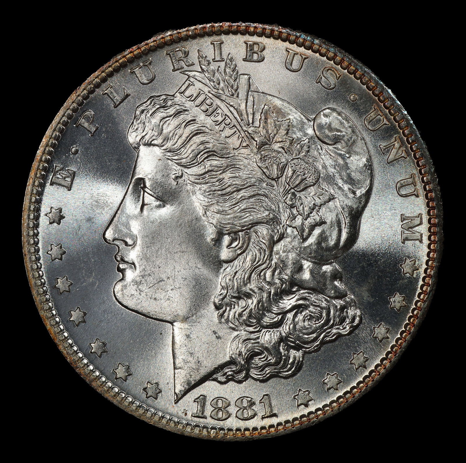 1881-s Morgan Dollar $1 Grades ms66 - 2
