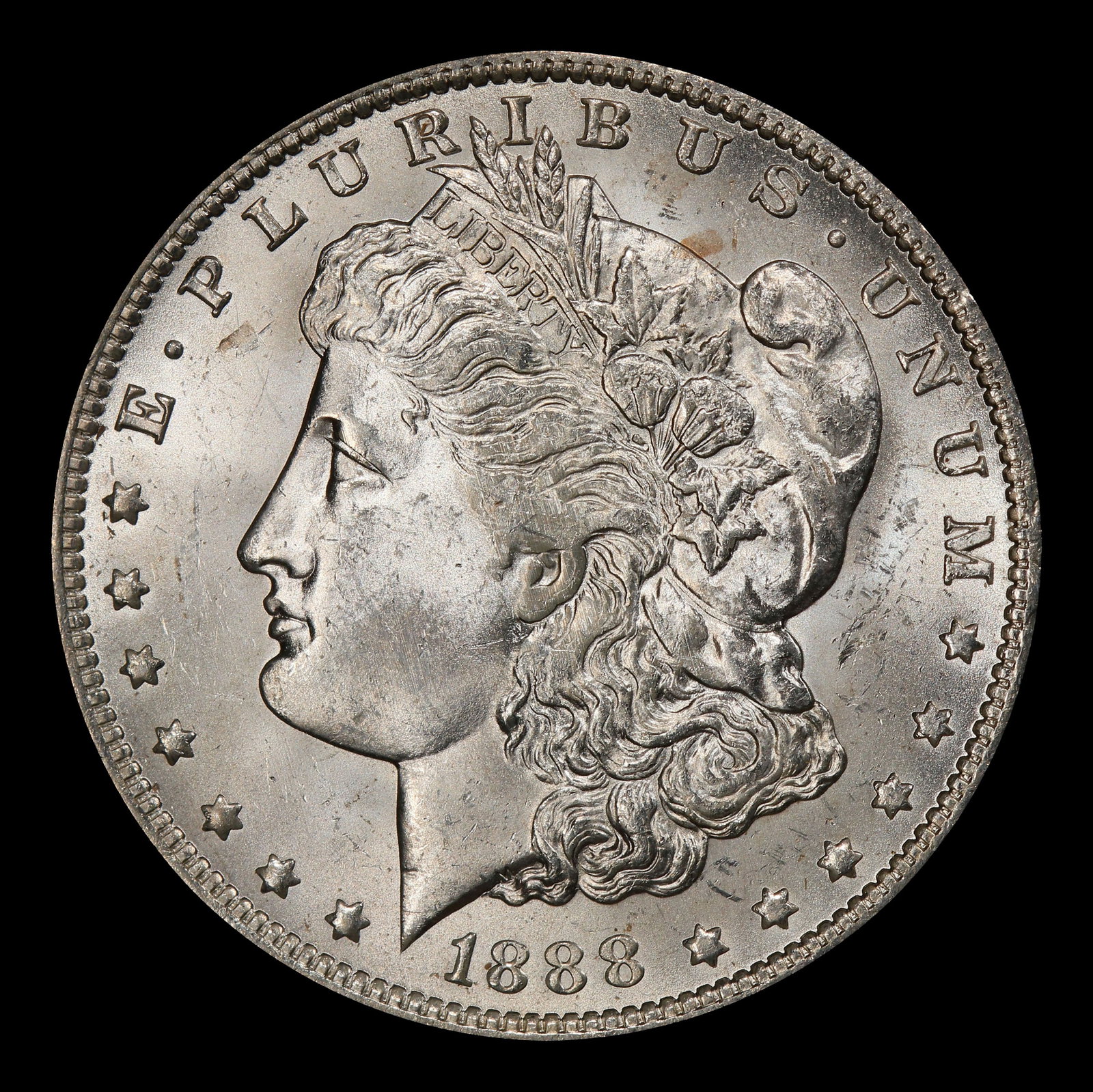 1888-o Morgan Dollar $1 Grades ms63 - 2
