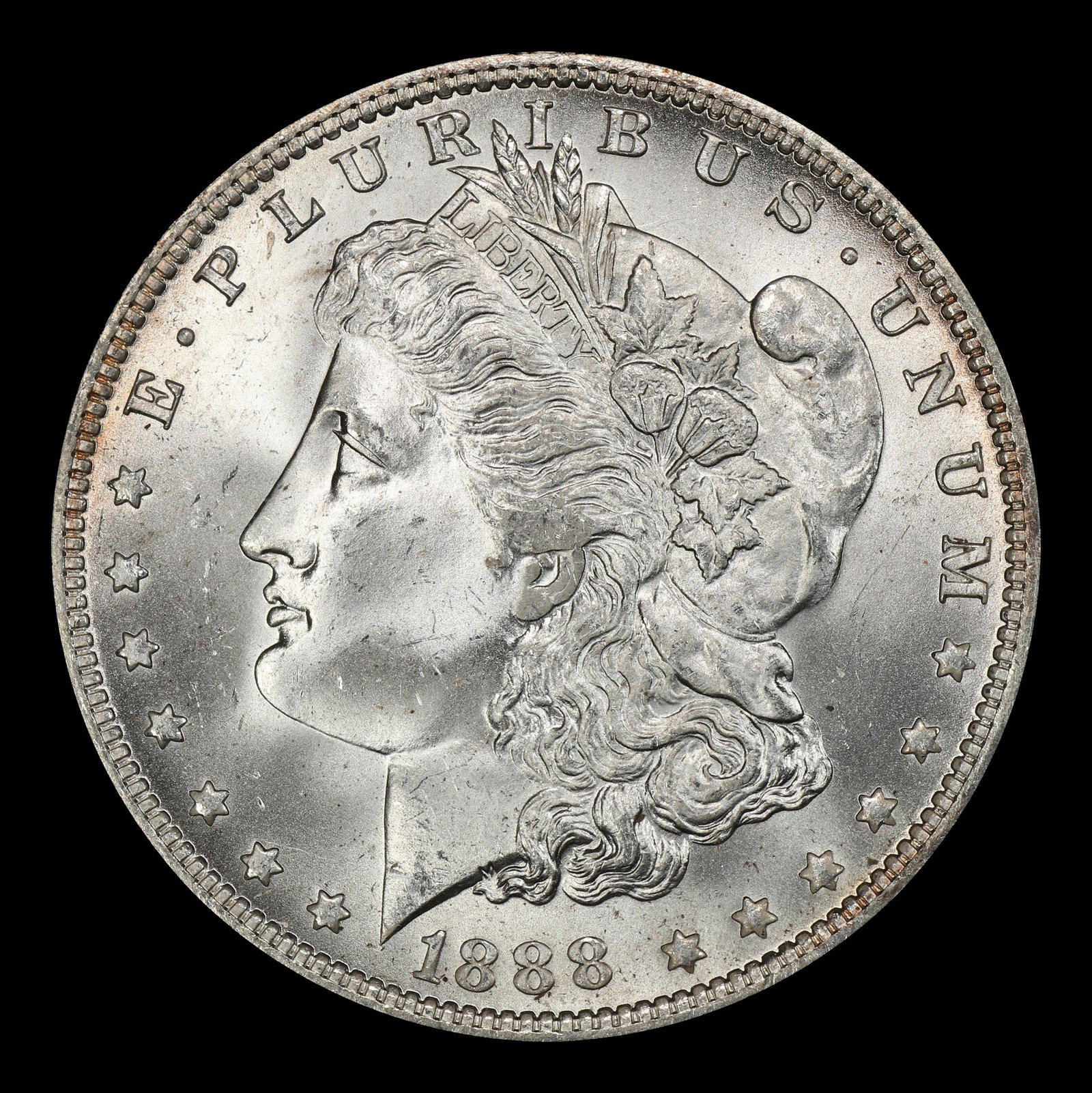 1888-o Morgan Dollar $1 Grades ms65+ - 2