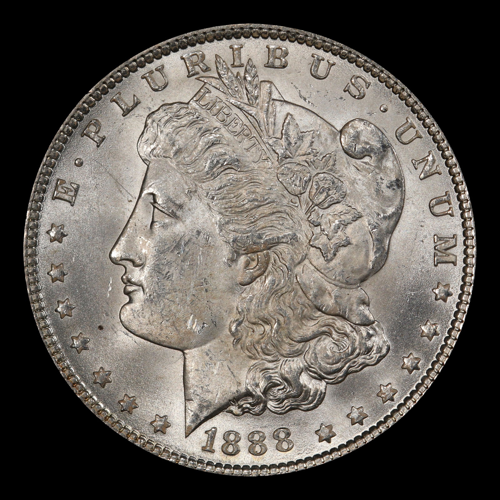 1888-p Morgan Dollar $1 Grades ms63 - 2