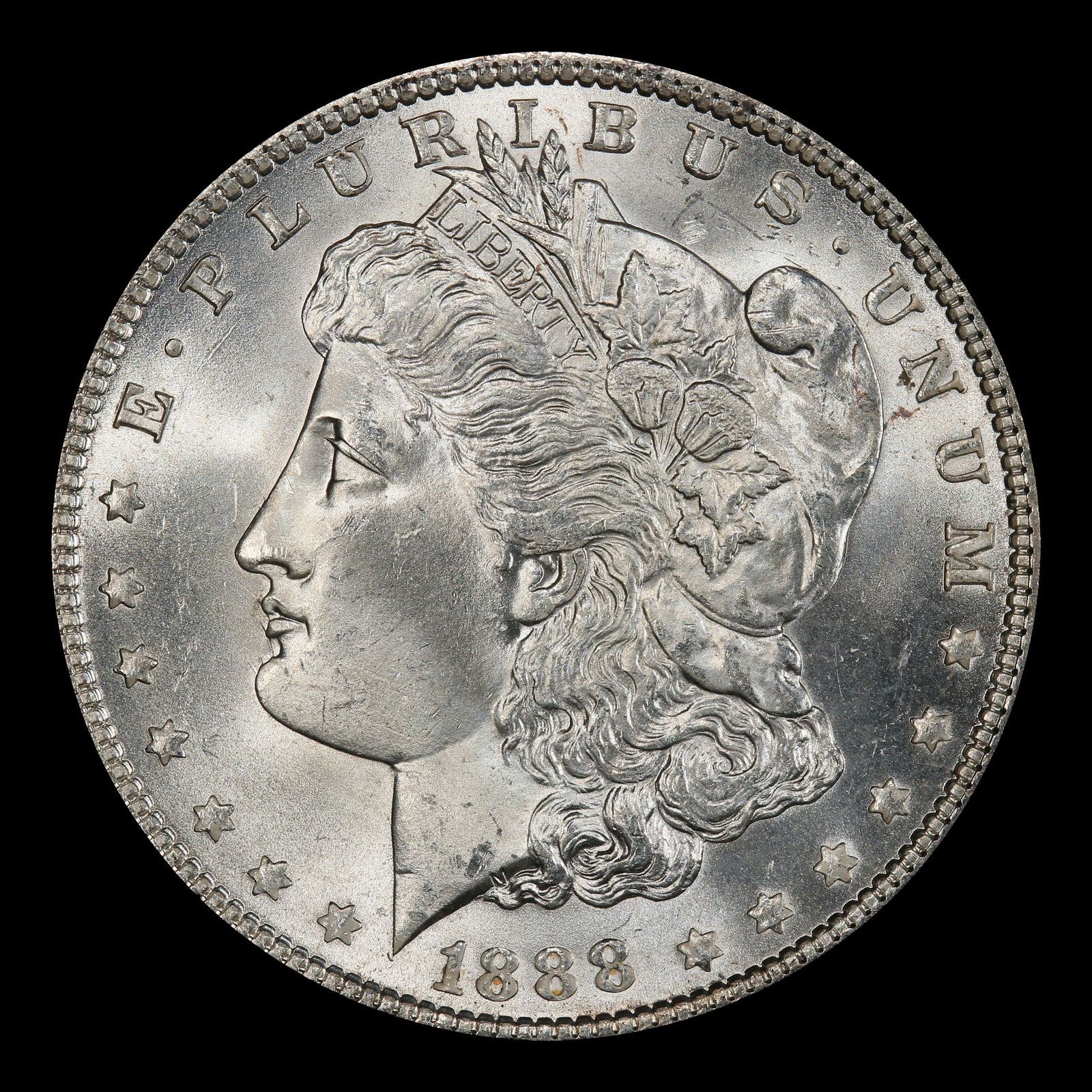 1888-p Morgan Dollar $1 Grades ms64 - 2