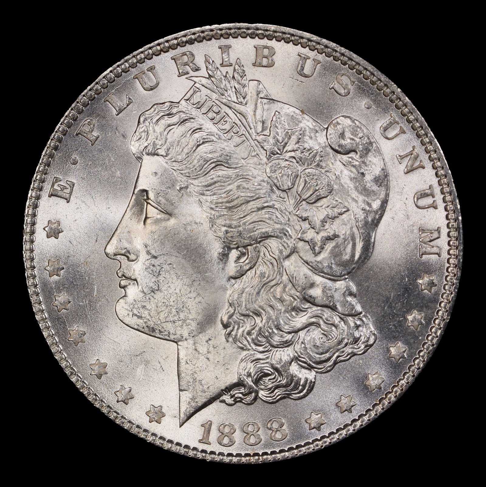 1888-p Morgan Dollar $1 Grades ms64 - 2