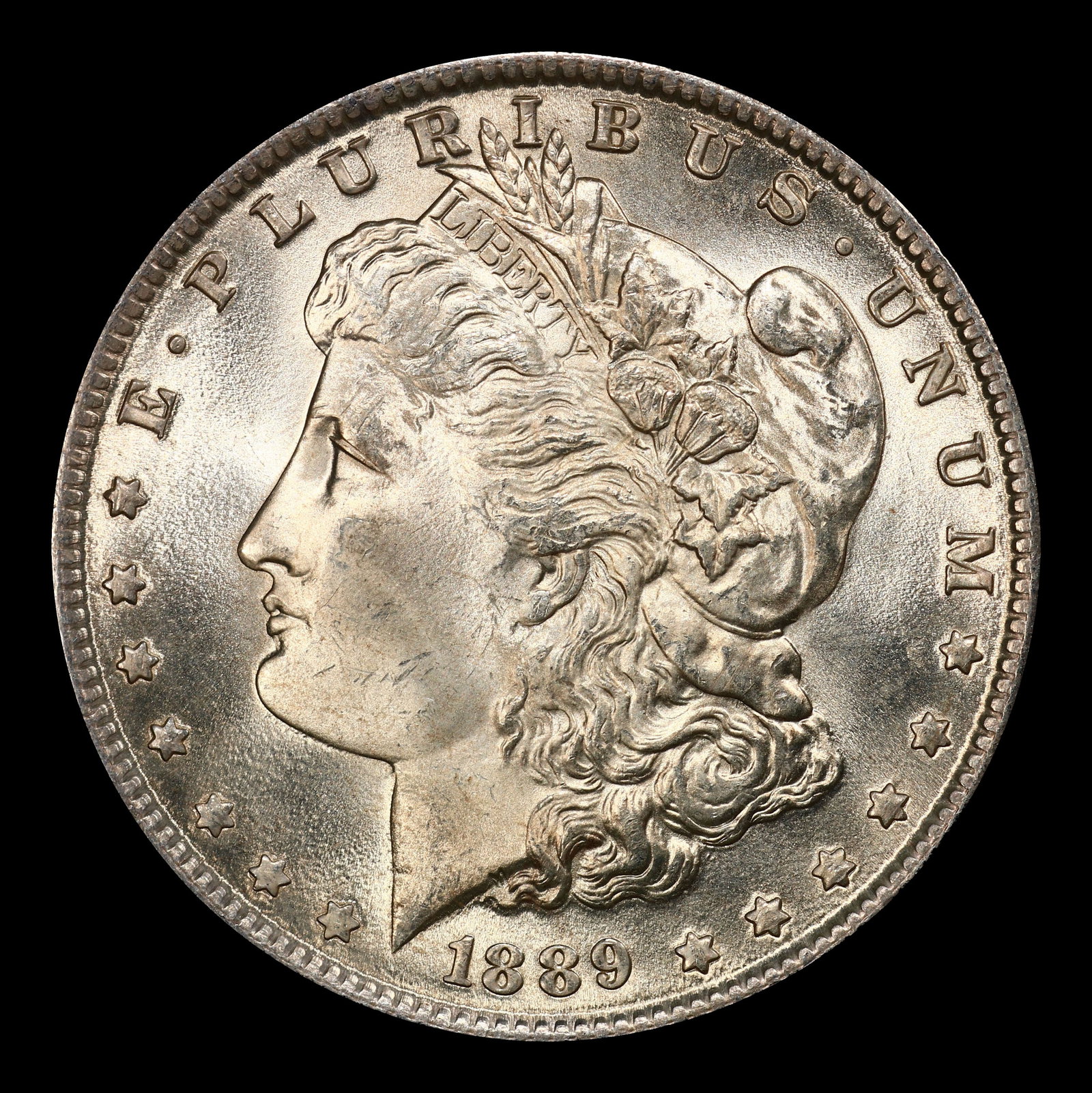 1889-p Morgan Dollar $1 Grades ms65 - 2