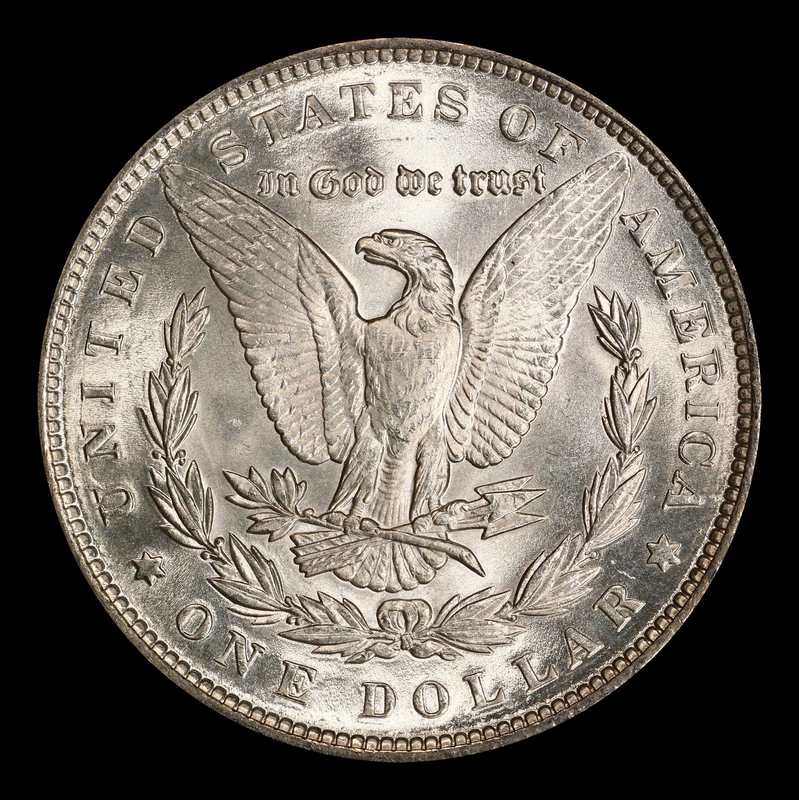 1889-p Morgan Dollar $1 Grades ms65 - 3