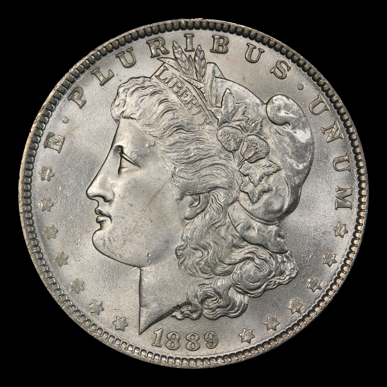 1889-p Morgan Dollar $1 Grades ms65 - 2