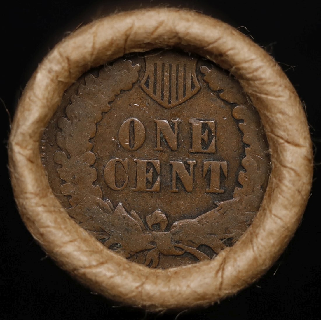 Lincoln Wheat Cent 1c Mixed Roll Orig Brandt McDonalds Wrapper, 1918-d end, Indian other end - 3