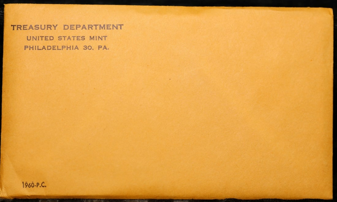 Original sealed 1960 United States Mint Proof Set Tennessee Valley Hoard - 2