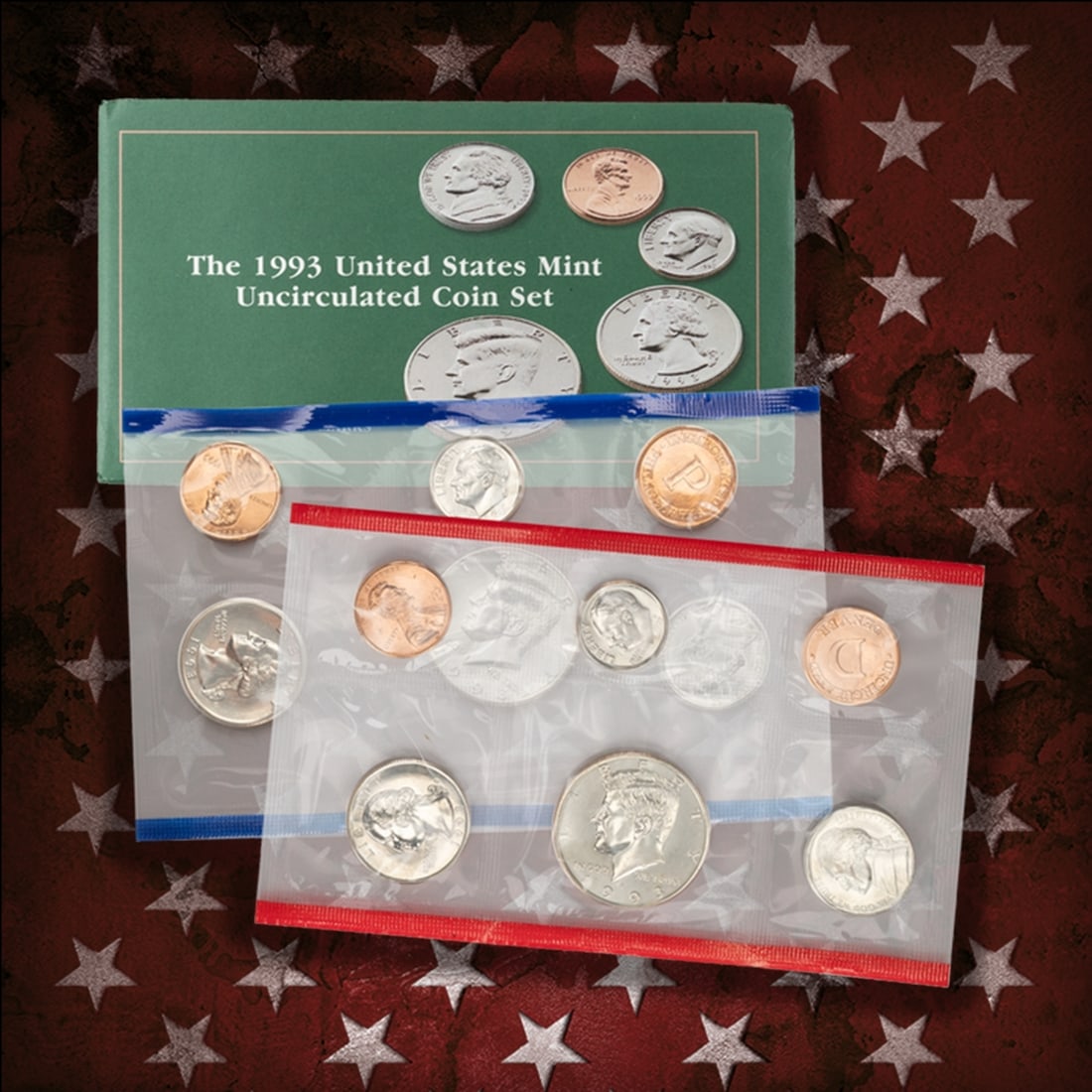 1990-1999 Full Decade Mint Set Run - 128 Coins, 10 Complete Sets - 5