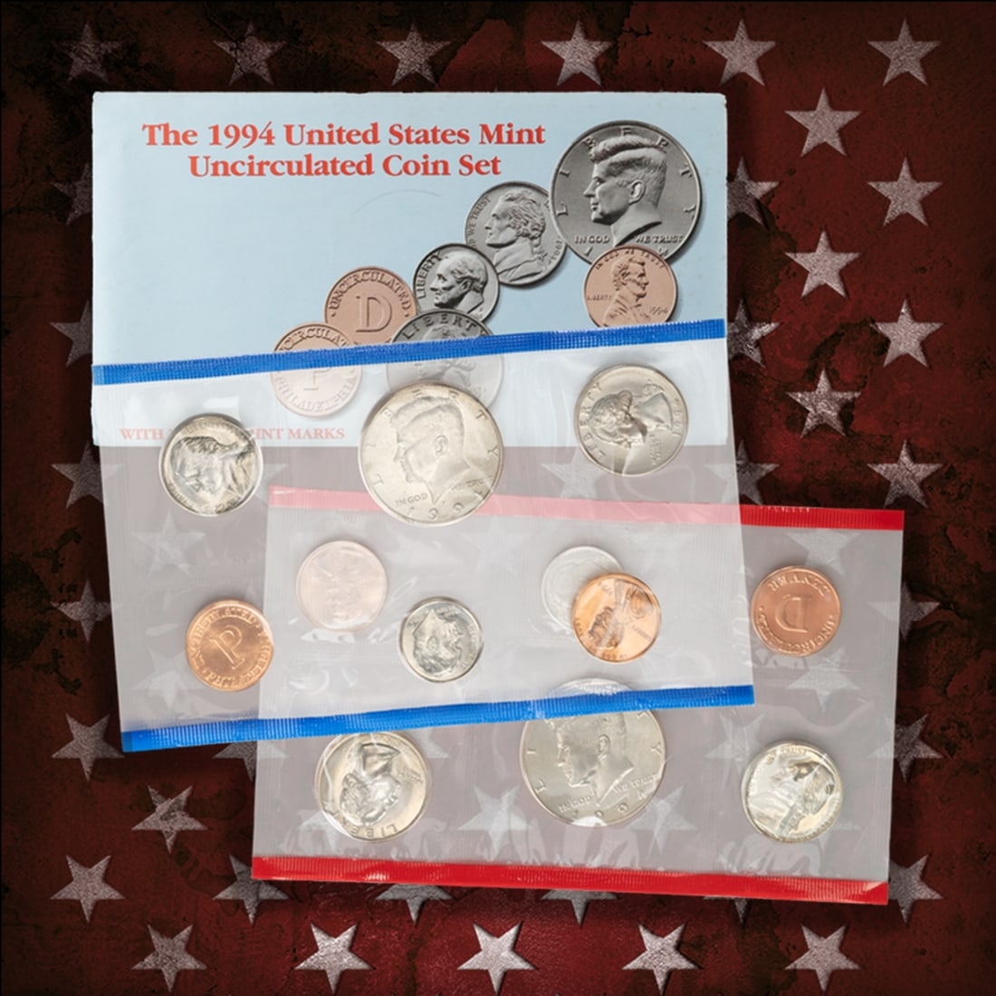 1990-1999 Full Decade Mint Set Run - 128 Coins, 10 Complete Sets - 6