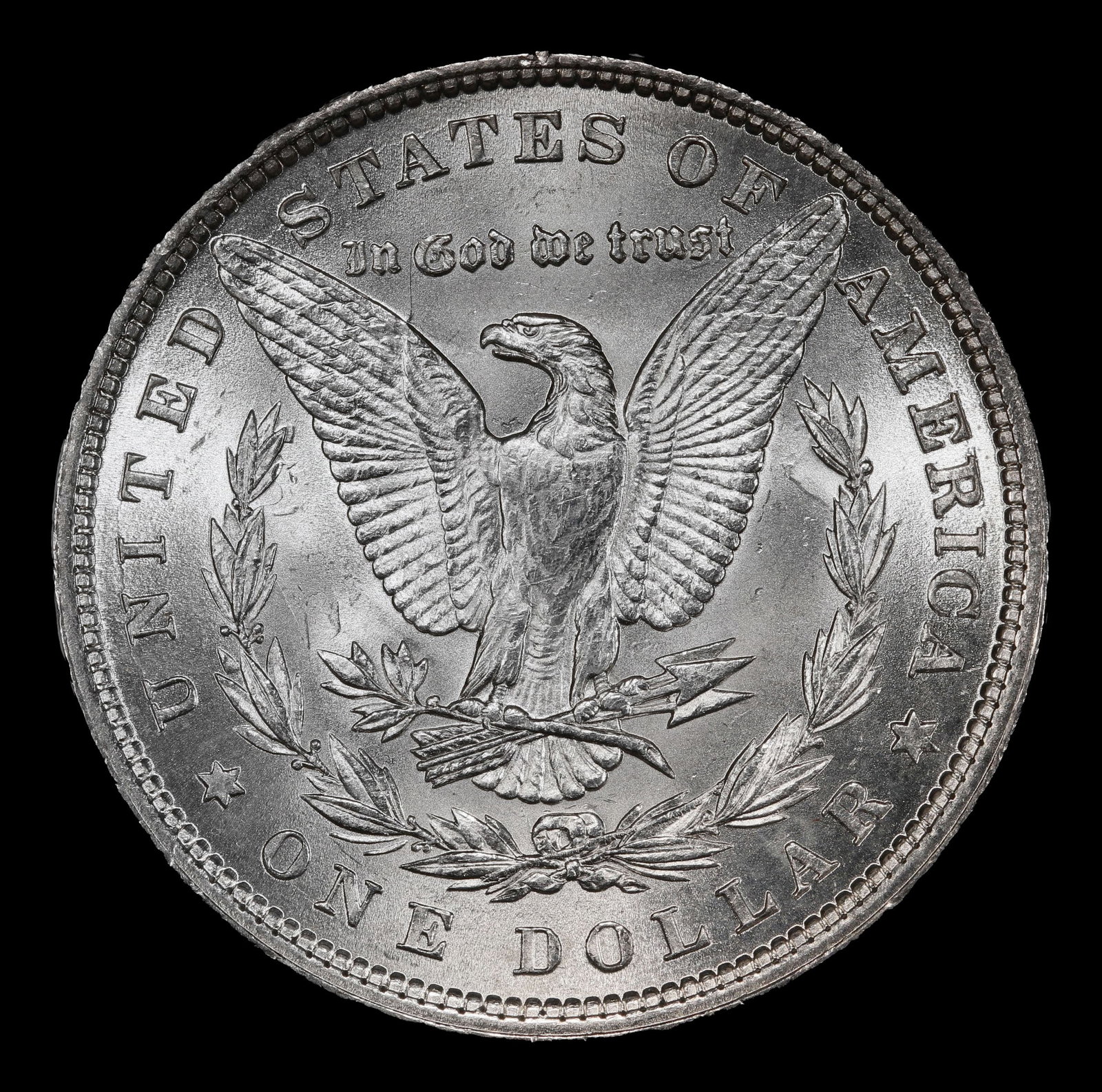 1880-p Morgan Dollar $1 Grades ms65 - 3