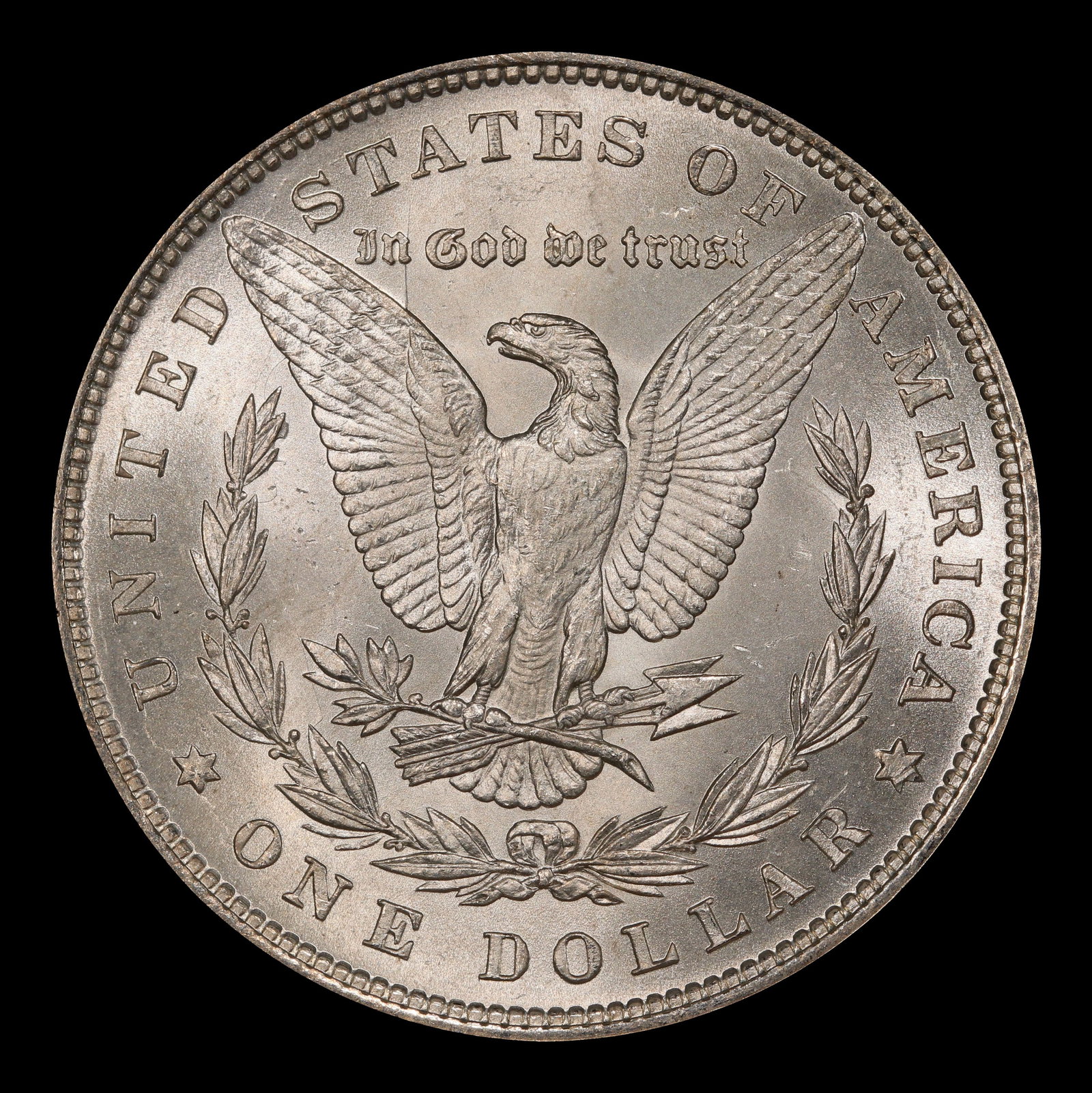 1880-p Morgan Dollar $1 Grades ms65 - 3