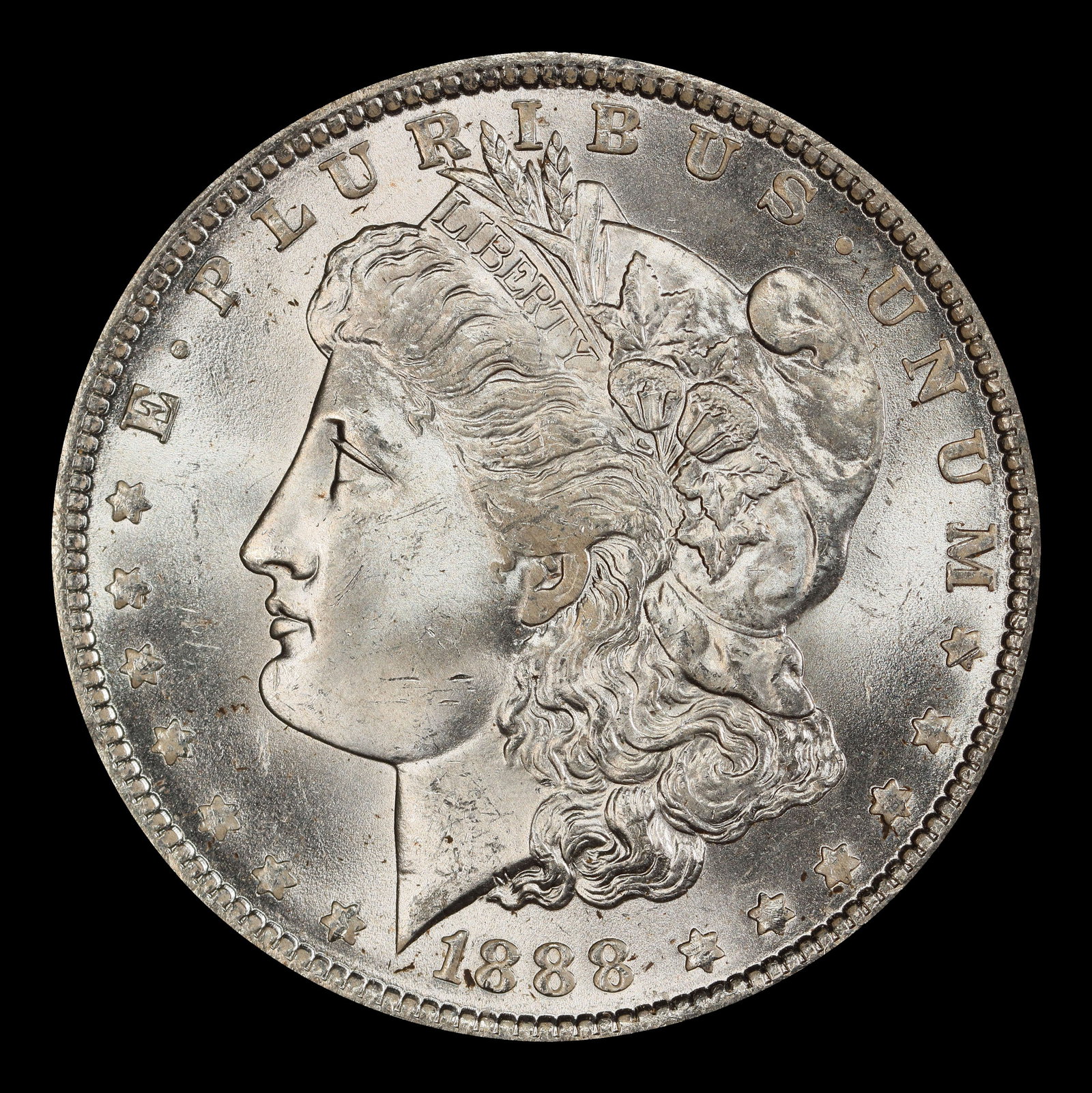 1888-o Morgan Dollar $1 Grades ms64 - 2