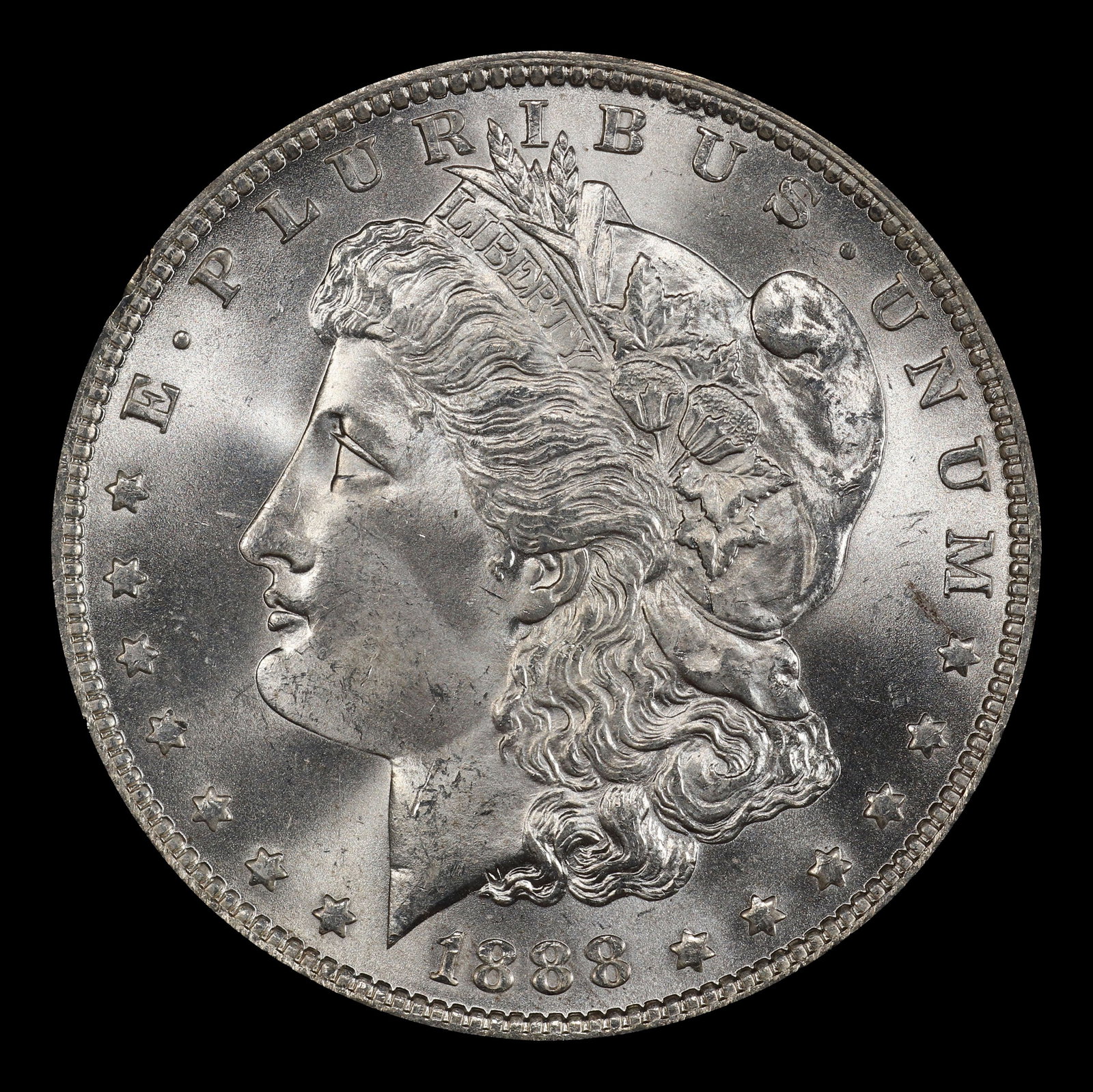 1888-o Morgan Dollar $1 Grades ms65+ - 2