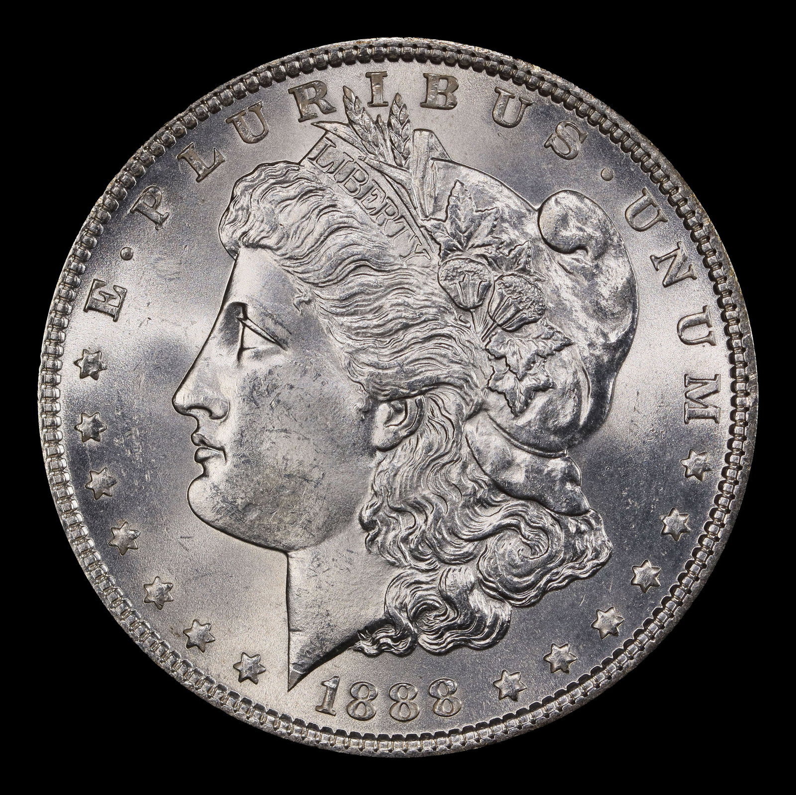 1888-p Morgan Dollar $1 Grades ms64 - 2