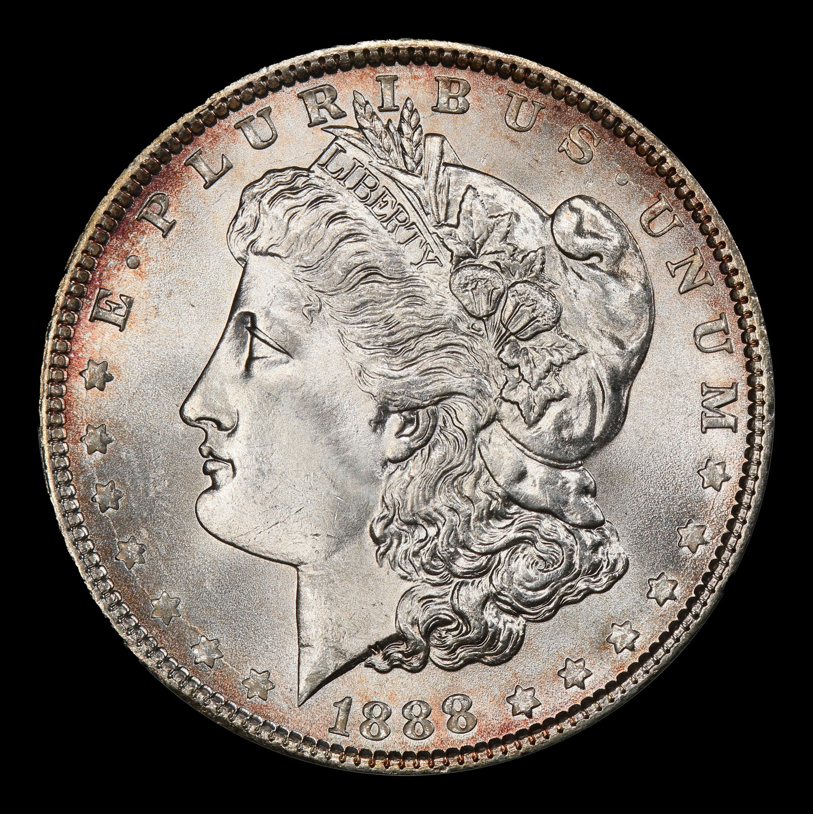 1888-p Morgan Dollar Near Top Pop! $1 ms67+ SEGS - 2